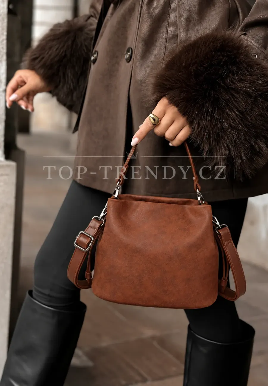 WOMEN’S SMALL CROSSBODY BAG WITH HANDLE INES