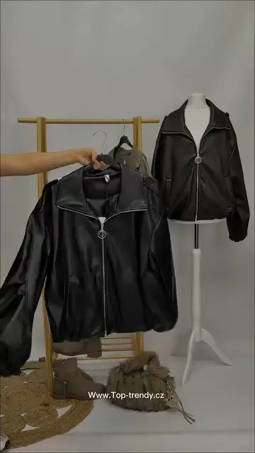🤎 GIIRA – stylová oversize koženková bunda pro pohodlný podzimní outfit

Měkká e...
